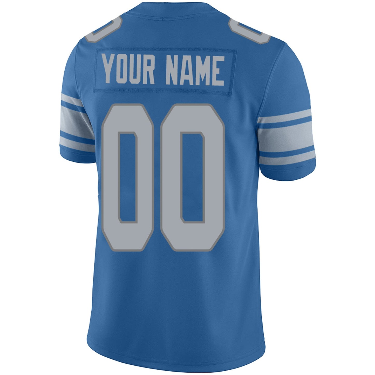 Custom Football Jersey Team Player or Personalized Design Your Own Name for Men's Women's Youth Jerseys Blue