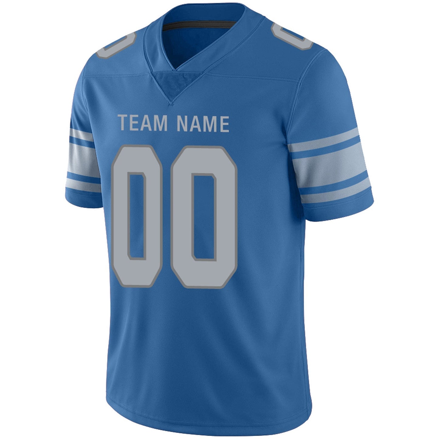 Custom Football Jersey Team Player or Personalized Design Your Own Name for Men's Women's Youth Jerseys Blue
