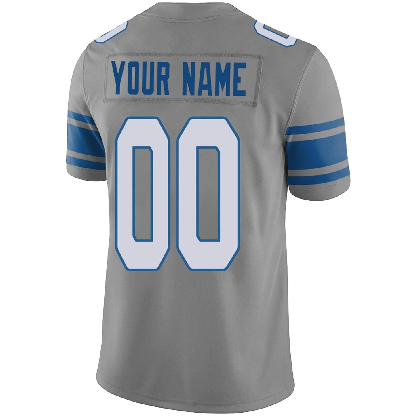 Custom Football Jersey Team Player or Personalized Design Your Own Name for Men's Women's Youth Jerseys Blue
