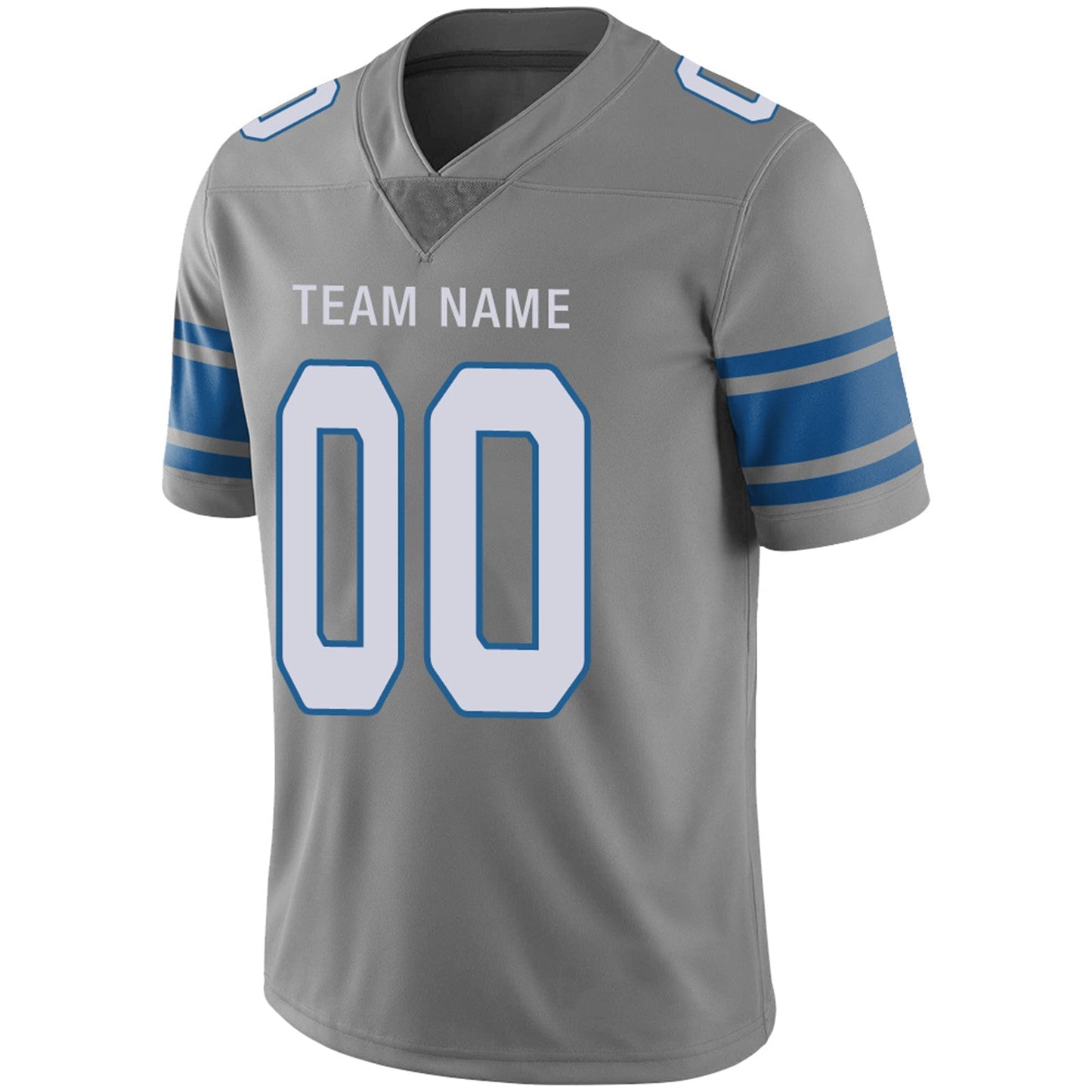 Custom Football Jersey Team Player or Personalized Design Your Own Name for Men's Women's Youth Jerseys Blue