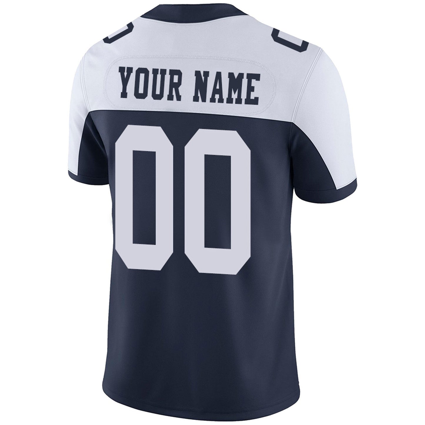 Custom Football Jerseys Team Player or Personalized Design Your Own Name for Men's Women's Youth Jerseys Navy