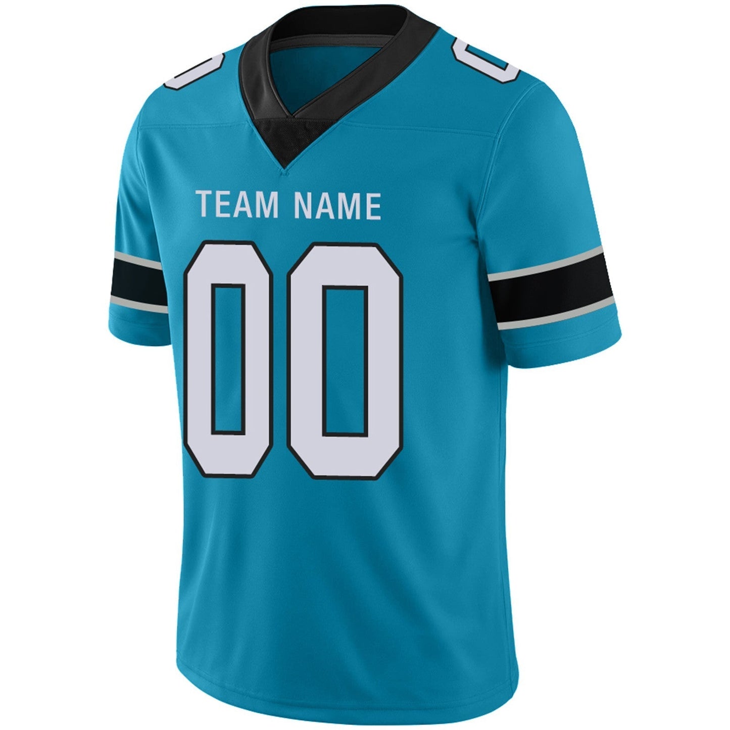 Custom Football Jerseys Team Player or Personalized Design Your Own Name for Men's Women's Youth Jerseys Blue