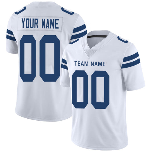 Custom Football Jerseys Team Player or Personalized Design Your Own Name for Men's Women's Youth Jerseys Royal