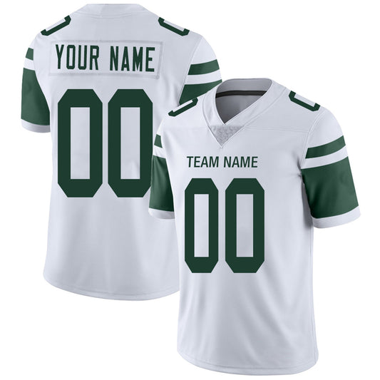 Custom Football Jerseys Team Player or Personalized Design Your Own Name for Men's Women's Youth Jerseys Green