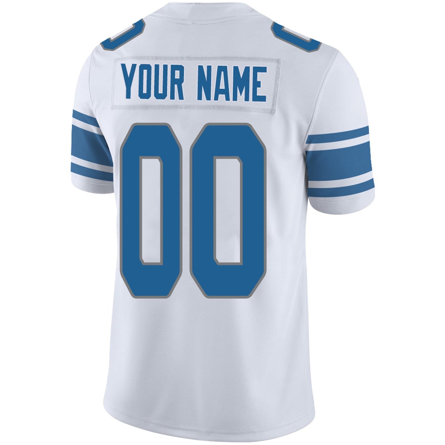 Custom Football Jersey Team Player or Personalized Design Your Own Name for Men's Women's Youth Jerseys Blue