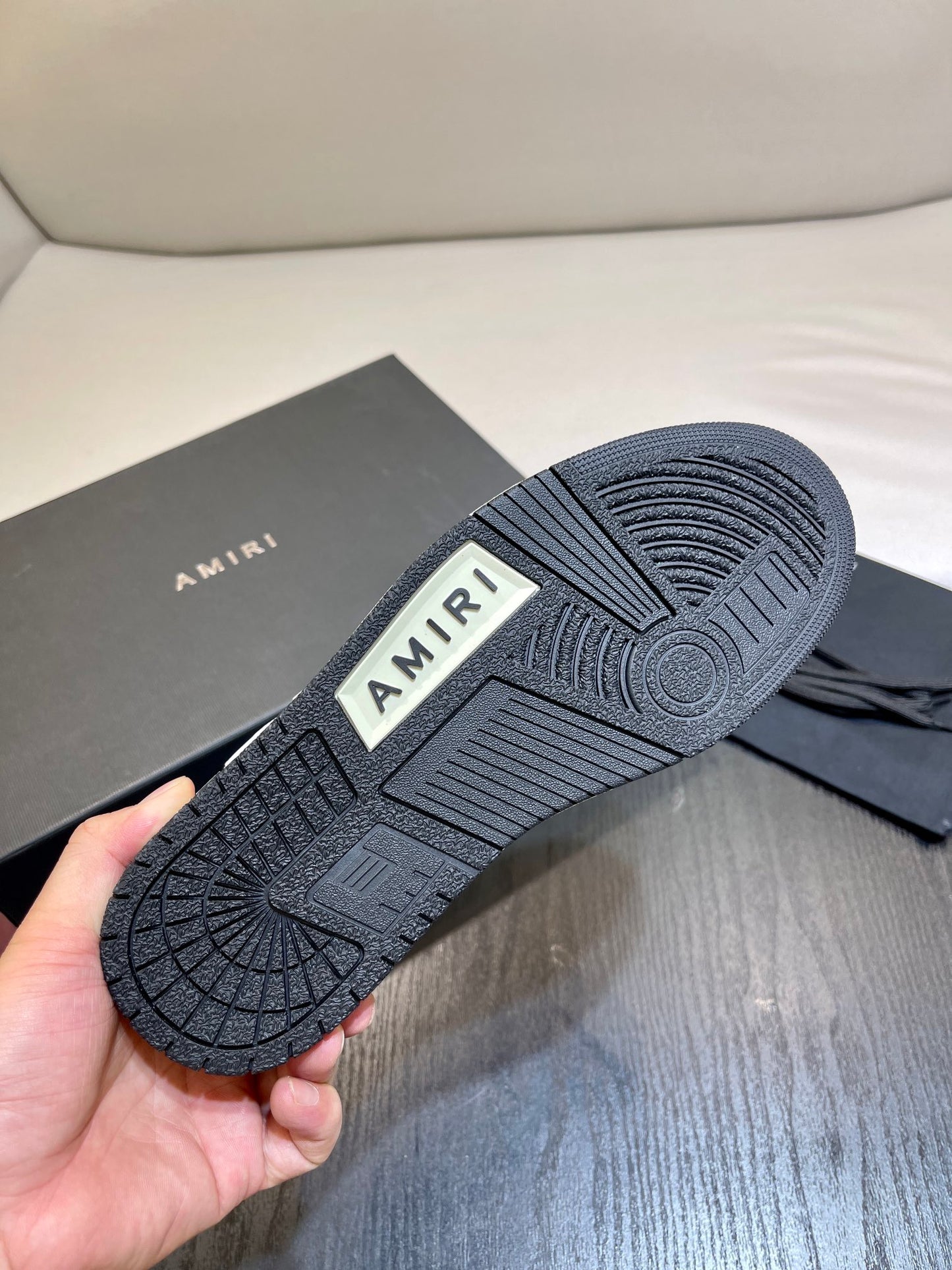 Amiri Leather Low-Top Fashion Sneakers - Casual Sports Shoes