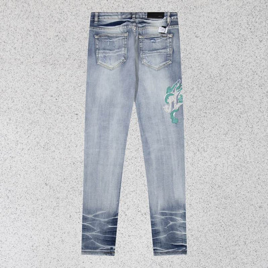 Men's Amiri Fashionable Casual Jeans Pants Size M-2XL