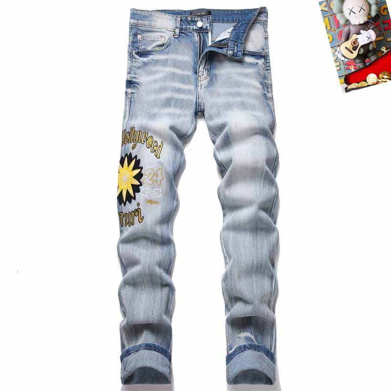 Men's Amiri Fashionable Casual Jeans Pants Size 28-38