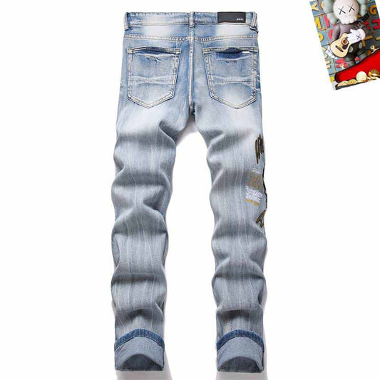 Men's Amiri Fashionable Casual Jeans Pants Size 28-38
