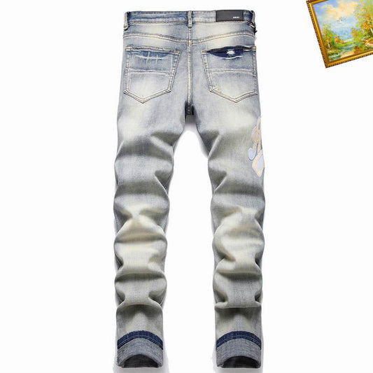 Men's Amiri Fashionable Casual Jeans Pants Size 28-38