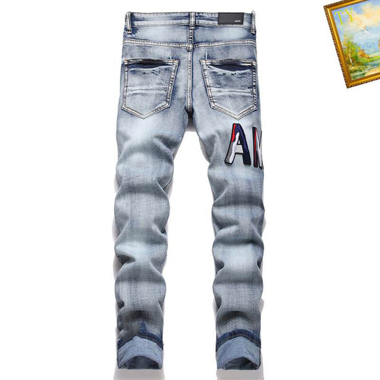 Men's Amiri Fashionable Casual Jeans Pants Size 28-38
