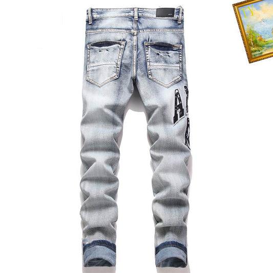Men's Amiri Fashionable Casual Jeans Pants Size 28-38