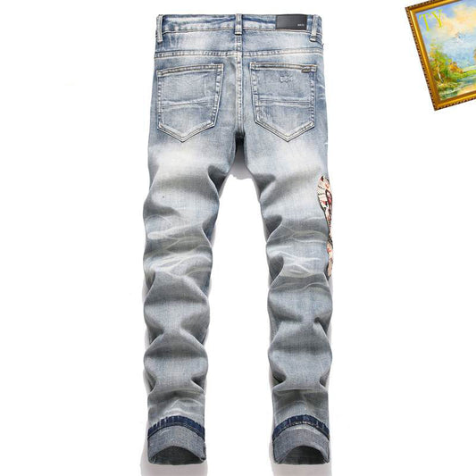 Men's Amiri Fashionable Casual Jeans Pants Size 28-38