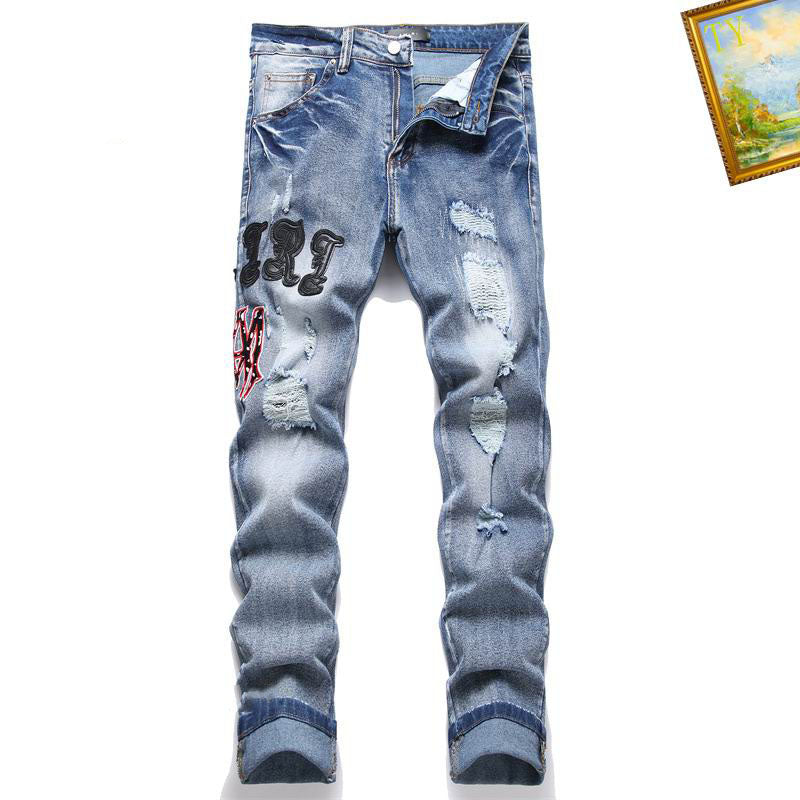 Men's Amiri Fashionable Casual Jeans Pants Size 28-38