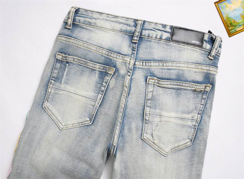 Men's Amiri Fashionable Casual Jeans Pants Size 29-38