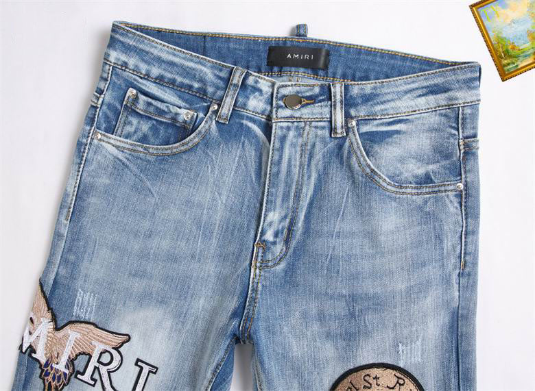 Men's Amiri Fashionable Casual Jeans Pants Size 29-38