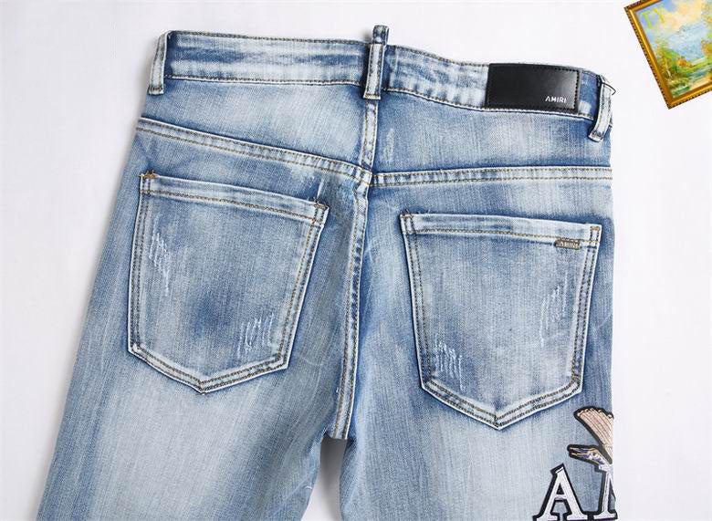 Men's Amiri Fashionable Casual Jeans Pants Size 29-38