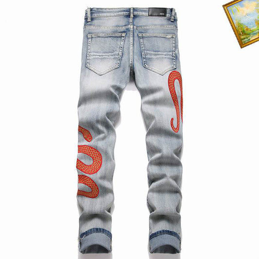 Men's Amiri Fashionable Casual Jeans Pants Size 29-38