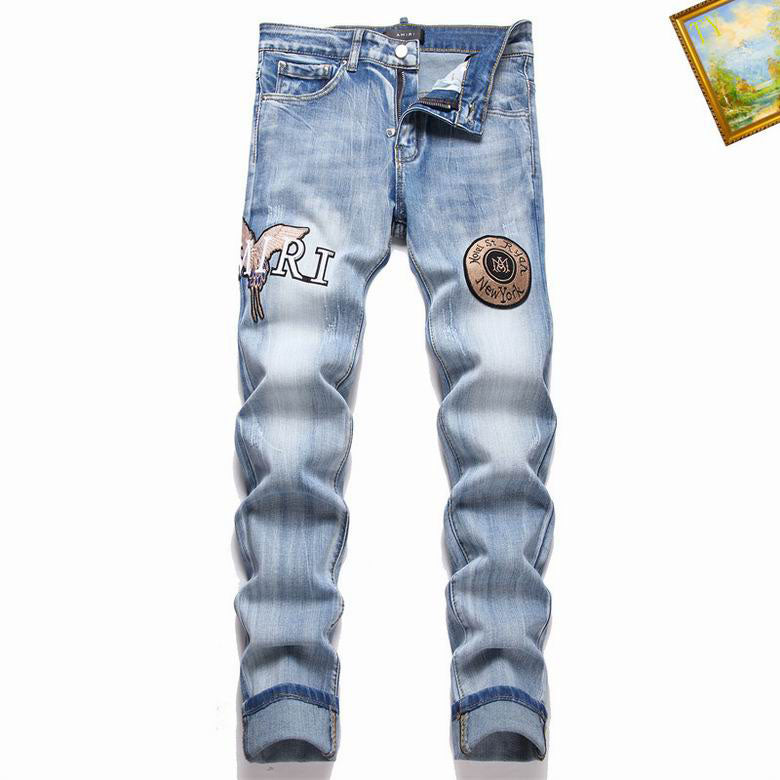 Men's Amiri Fashionable Casual Jeans Pants Size 29-38