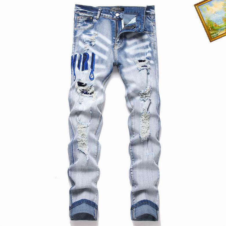 Men's Amiri Fashionable Casual Jeans Pants Size 29-38