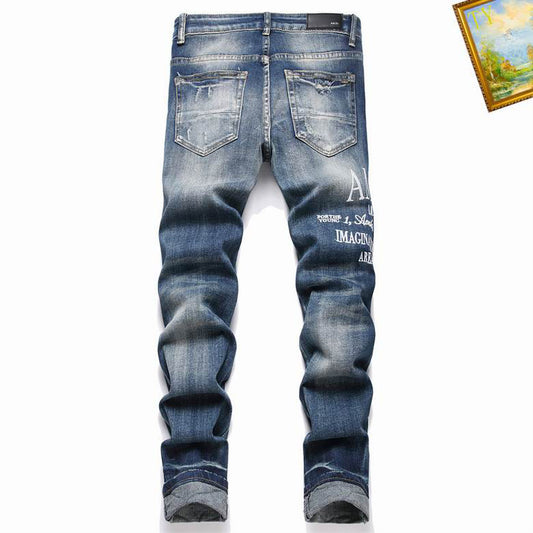 Men's Amiri Fashionable Casual Jeans Pants Size 29-38