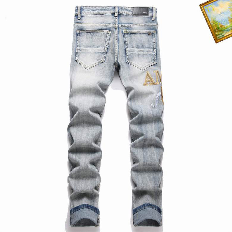 Men's Amiri Fashionable Casual Jeans Pants Size 29-38