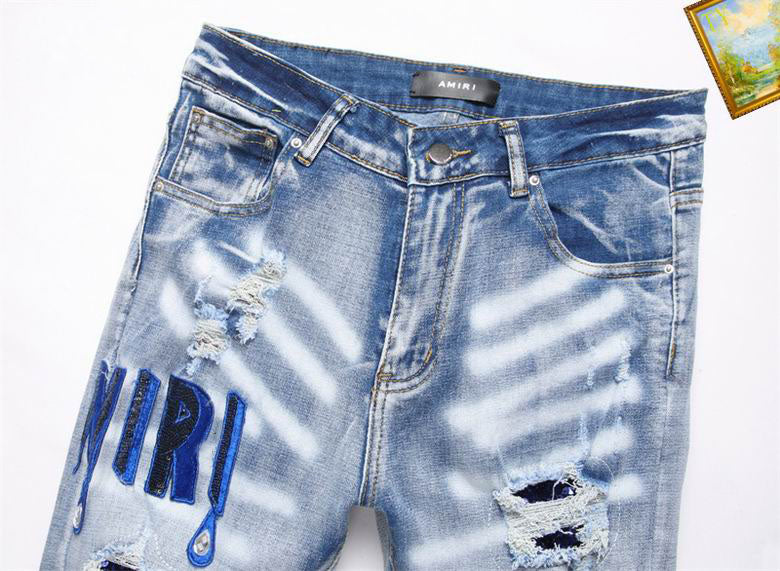 Men's Amiri Fashionable Casual Jeans Pants Size 29-38