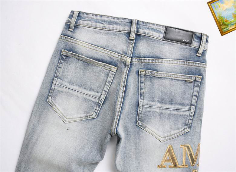 Men's Amiri Fashionable Casual Jeans Pants Size 29-38