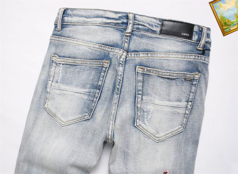 Men's Amiri Fashionable Casual Jeans Pants Size 29-38