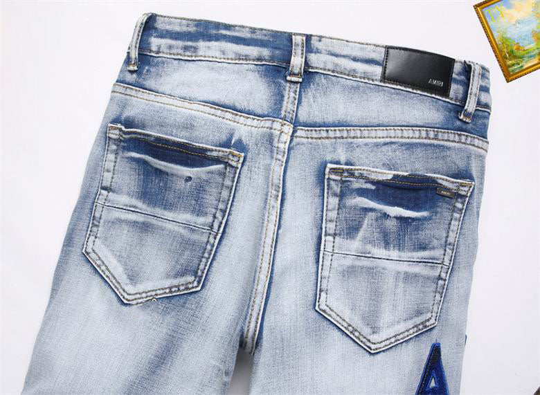 Men's Amiri Fashionable Casual Jeans Pants Size 29-38