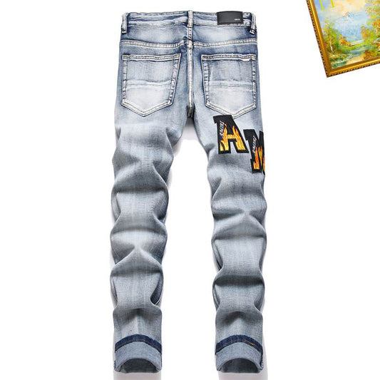 Men's Amiri Fashionable Casual Jeans Pants Size 29-38