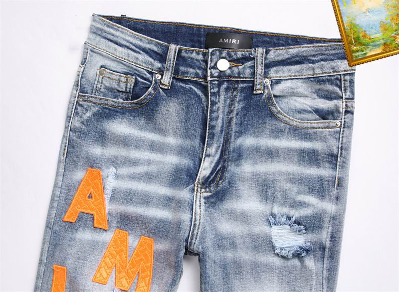 Men's Amiri Fashionable Casual Jeans Pants Size 29-38