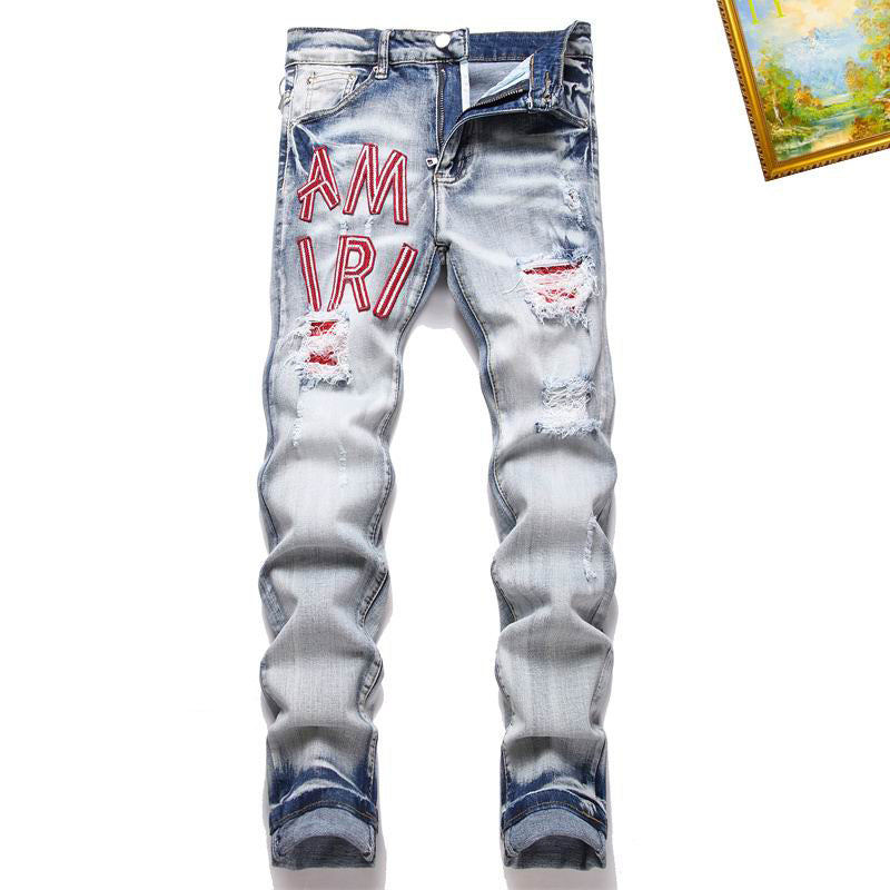Men's Amiri Fashionable Casual Jeans Pants Size 29-38