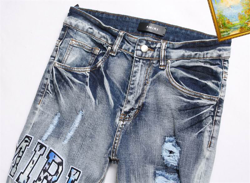 Men's Amiri Fashionable Casual Jeans Pants Size 29-38