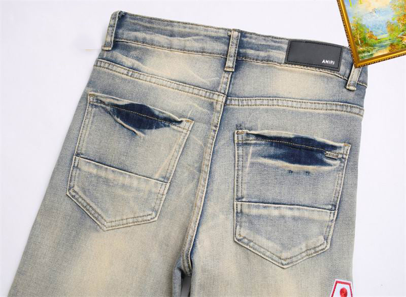 Men's Amiri Fashionable Casual Jeans Pants Size 29-38