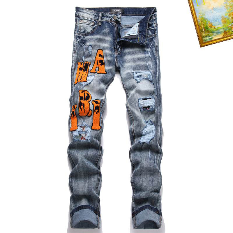 Men's Amiri Fashionable Casual Jeans Pants Size 29-38
