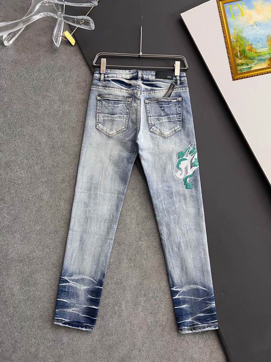 Men's Amiri Fashionable Casual Jeans Pants Size 29-38