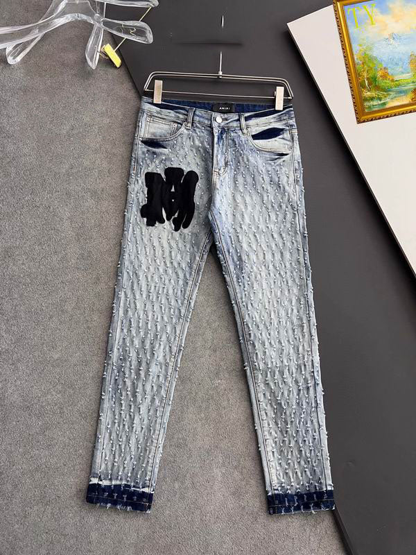 Men's Amiri Fashionable Casual Jeans Pants Size 29-38