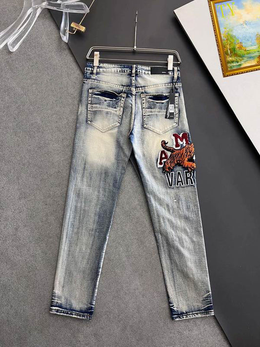 Men's Amiri Fashionable Casual Jeans Pants Size 29-38
