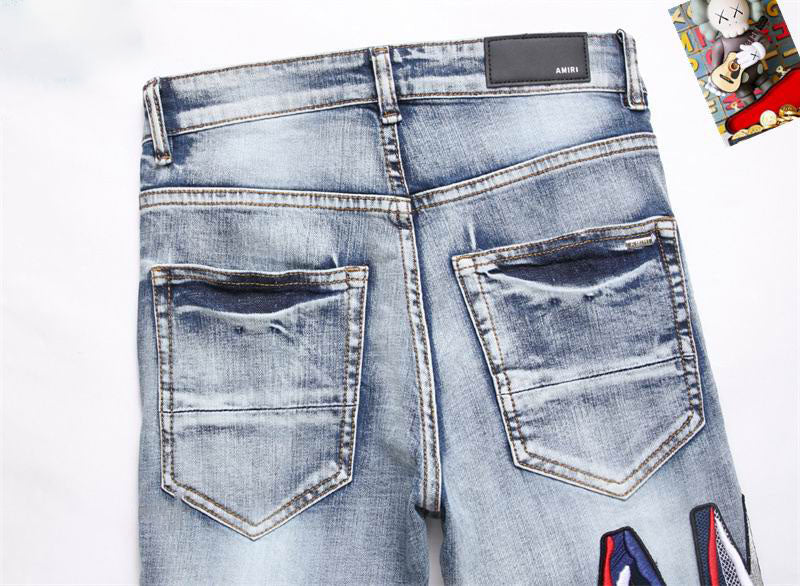 Men's Amiri Fashionable Casual Jeans Pants Size 29-38