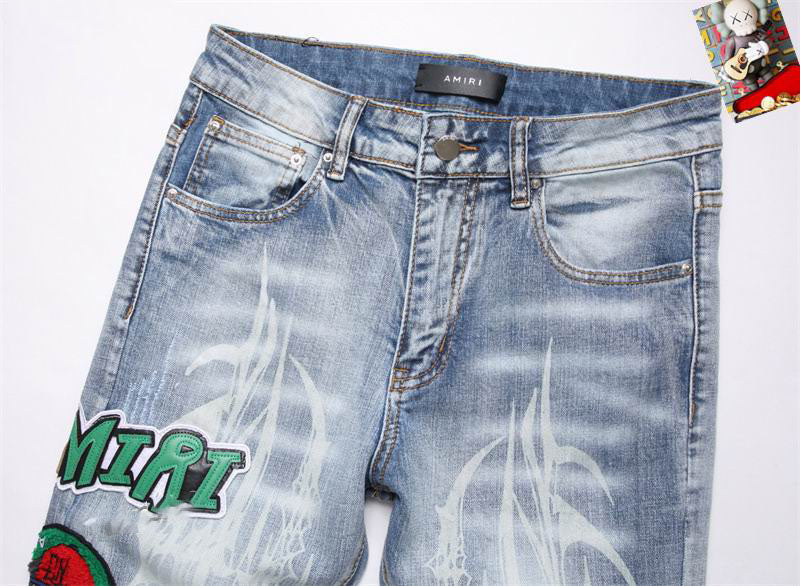 Men's Amiri Fashionable Casual Jeans Pants Size 29-38
