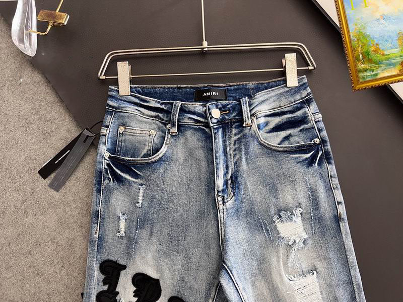 Men's Amiri Fashionable Casual Jeans Pants Size 29-38