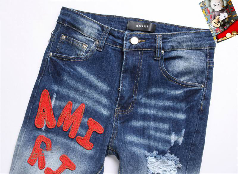 Men's Amiri Fashionable Casual Jeans Pants Size 29-38