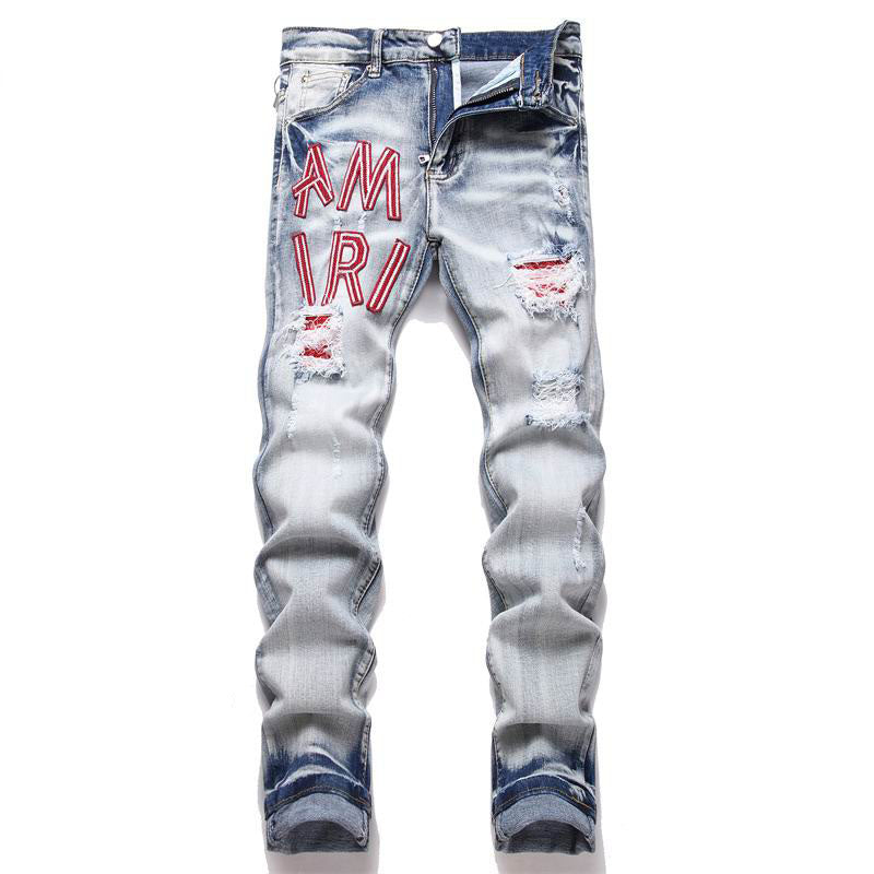 Men's Amiri Fashionable Casual Jeans Pants Size 29-38