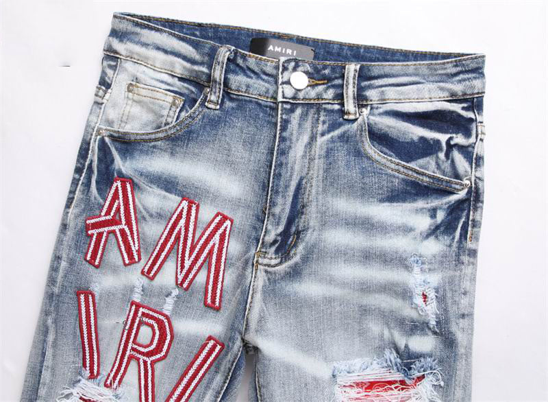 Men's Amiri Fashionable Casual Jeans Pants Size 29-38