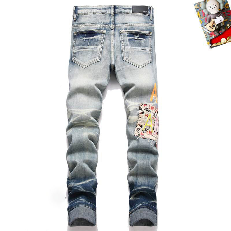 Men's Amiri Fashionable Casual Jeans Pants Size 29-38