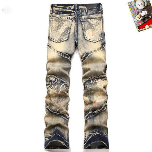Men's Amiri Fashionable Casual Jeans Pants Size 29-38