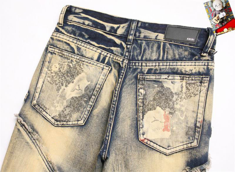 Men's Amiri Fashionable Casual Jeans Pants Size 29-38