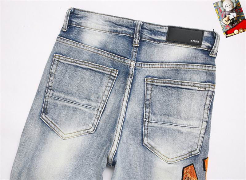 Men's Amiri Fashionable Casual Jeans Pants Size 29-38