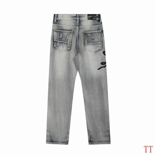 Men's Amiri Fashionable Casual Jeans Pants Size 30-36